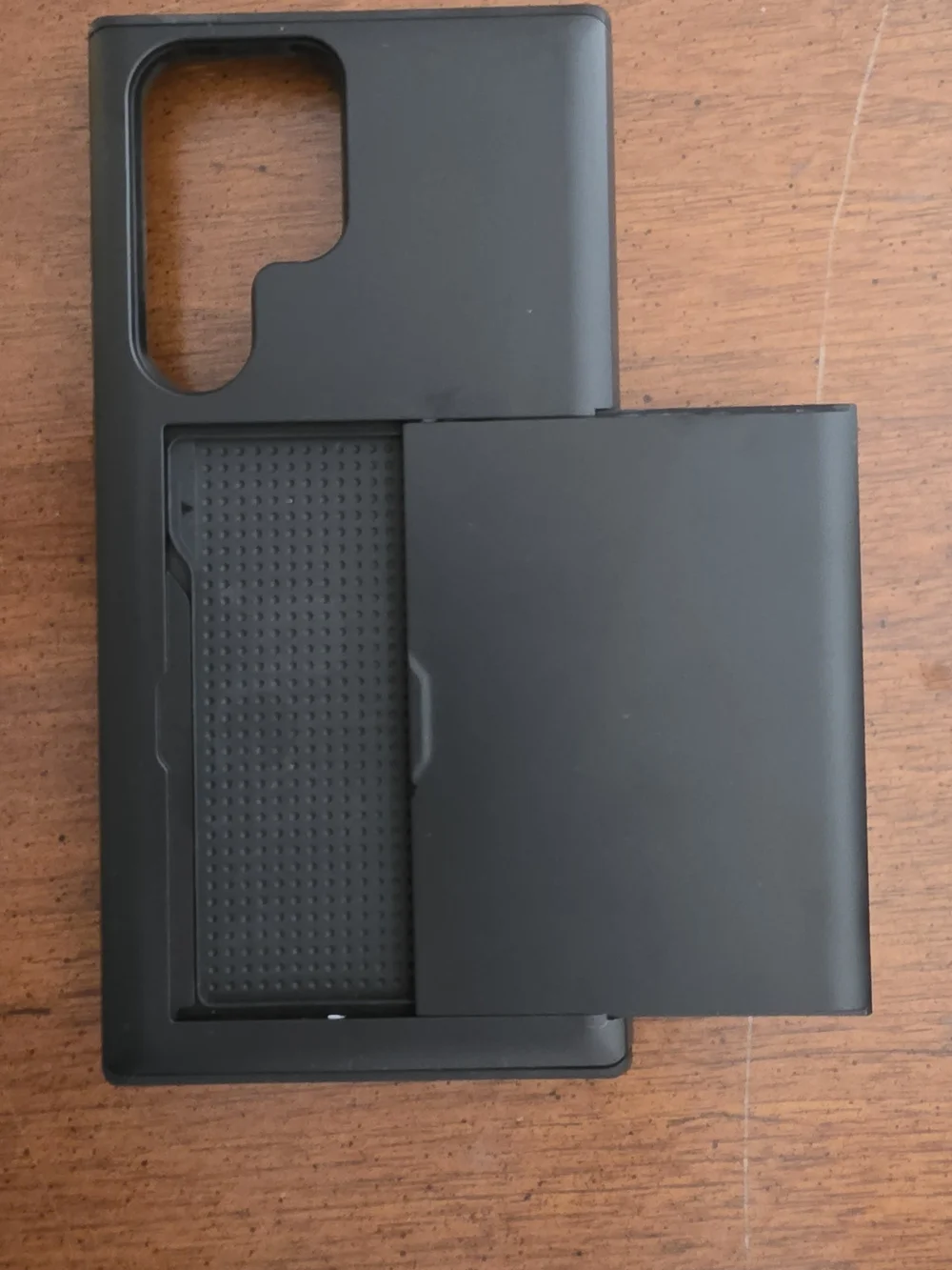 Samsung Galaxy S23 Ultra Black Phone Case With Wallet